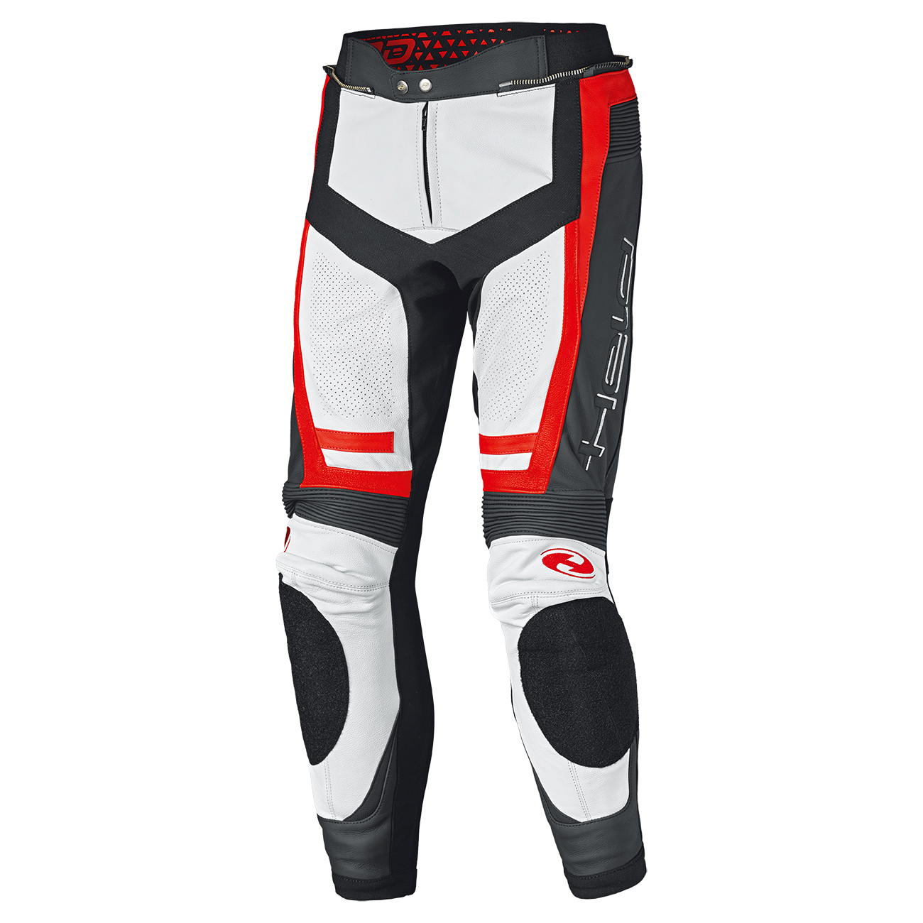 Held Rocket 3.0 Leather pants Wit/Rood